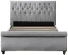 Vente-unique - BALANSANO Bett Stoff Grau - B 227 cm x H 123,5 cm x L 151 cm Bild 3