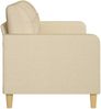 vidaXL 3-Sitzer-Sofa Creme 180 cm Stoff 359101 Bild 4
