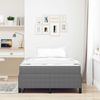 vidaXL Bettrahmen mit Matratze Hellgrau 120 x 200 cm Stoff 3399115 Bild 4