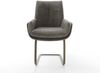 Freischwinger Clea-Flex Bouclé Soft Schlamm Freischwinger flach Effektfinish Titan Bild 2