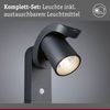 Paulmann 94831 LED Pollerleuchte Cuff Bewegungsmelder Anthrazit IP44 3000K Bild 3