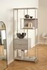 Standregal >Seaford< 2 Schübe, in grau - 77x185x35 (BxHxT) Bild 2