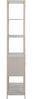 Standregal >Seaford< 2 Schübe, in grau - 77x185x35 (BxHxT) Bild 5