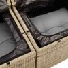 vidaXL Gartensofa-set mit Speicher 5 pcs Beige und Grau Poly-Rattan 3354579 Bild 5