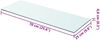 vidaXL Regalboden Glas Transparent 70x25 cm 243830 Bild 3