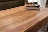 Couchtisch Massiv-Holz Sheesham 110 cm breit Wohnzimmer-Tisch Design dunkel-braun Landhaus-Stil Beistelltisch Bild 5