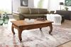 Couchtisch Massiv-Holz Sheesham 110 cm breit Wohnzimmer-Tisch Design dunkel-braun Landhaus-Stil Beistelltisch Bild 3