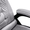 vidaXL Massage-Bürostuhl Hellgrau Samt 20573 Bild 5