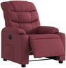 vidaXL Relaxsessel Elektrisch Weinrot Stoff 3206630 Bild 3