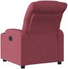 vidaXL Relaxsessel Elektrisch Weinrot Stoff 3206630 Bild 5