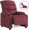 vidaXL Relaxsessel Elektrisch Weinrot Stoff 3206630 Bild 2