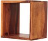 Wandregal Gani 40x40x30 aus Sheesham-Holz Bild 3