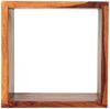 Wandregal Gani 40x40x30 aus Sheesham-Holz Bild 2