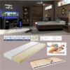 Jugendzimmer Tezaur Jacky in Schlammeiche, Schwarz und Schwarzeiche, Gamingzimmer mit RGB LED Komplett Set in verschiedenen Varianten wählbar - 6 teilig , Kleiderschrank + Jugendbett + Gaming Schreibtisch + Standregal + Lattenrost + Matratze Bild 5