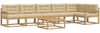 vidaXL Outdoor-Sofagarnitur 7 pcs Weiß und Beige 79 x 79 x 37 cm 3386542 Bild 2