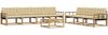 vidaXL Outdoor-Sofagarnitur 8 pcs Weiß und Beige 3388499 Bild 2