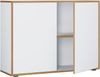 VCM Büroschrank Salia 920722 Weiß H. 74 x B. 100 x T. 33 cm Bild 2