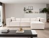Ecksofa, 'Lora', 65 x 193 x 303, Hellbraun Bild 2