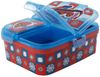Lunchbox für Kinder mit 4 Fächern aus Kunststoff verschiedene Motive Spider-Man Bild 3