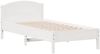 vidaXL Massivholzbett ohne Matratze Weiß 100x200 cm Kiefernholz 3301843 Bild 5