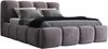 Polsterbett DONA 90x200 mit Matratze, Bettkasten und Lattenrost. Farbe: Grau 16 Bild 3