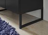 Waschbeckenunterschrank >Denver< 2 Türen, schwarz matt / Evoke Eiche dekor - 60x60x35cm (BxHxT) Bild 5
