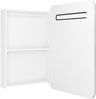 vidaXL LED-Spiegelschrank fürs Bad Glänzend Weiß 60x11x80 cm 326509 Bild 5