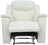 Vente-unique - EVASION Sessel Leder Weiß - B 96 cm x H 100 cm x L 95 cm Bild 5