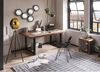 TABLES&CO Tisch 220x100 Altholz Bunt Stahl Schwarz Bild 2