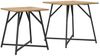 vidaXL Beistelltisch-Set 2 pcs Artisan Eiche und Schwarz 869731 Bild 2