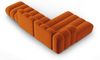 Micadoni Modulares Ecksofa offen Lupine 5-Sitzer Links Samtstoff Salvador Terrakotta Bild 4