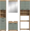 Xonox Scout Badkombination (B/H/T: 190x191x34 cm) in Salbei und Artisan Eiche Nachbildung Bild 2