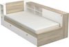 Vente-unique - Kombi-Bett mit Stauraum - 90 x 190/200 cm - Weiß & Holzfarben - LIARA Bild 4