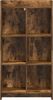 vidaXL Bücherregal Geräucherte Eiche 59 x 30 x 111 cm Holzwerkstoff 8011287 Bild 3