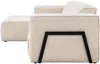 Vente-unique - TEJAMI Sofa Stoff Beige - B 160 cm x H 78 cm x L 322 cm Bild 4