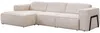 Vente-unique - TEJAMI Sofa Stoff Beige - B 160 cm x H 78 cm x L 322 cm Bild 2