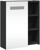 vidaXL Spiegelschrank mit LED-Beleuchtung Schwarz 45x13x52 cm 357967 Bild 4