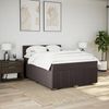 vidaXL Boxspringbett mit Matratze Dunkelbraun 140x190 cm Stoff 3287073 Bild 3
