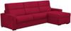 Dmora Schlafsofa mit Halbinsel Pusiano, Wandelbares Ecksofa für das Wohnzimmer, gepolstert, abnehmbar, 100 % Made in Italy-Qualität, 280x160 h100 cm, Rot Bild 2