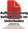 HTI-Living 2-Sitzer Funktionssofa Amrei, Stück 1 Teile, Schlafsofa Gästebett Bild 3