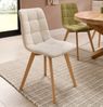 4-Fußstuhl >Belana< (2er Set) in beige, Buche - 55x89x46 (BxHxT) Bild 3