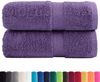 vidaXL Premium-Gästetücher SOLUND 2 Stk. Lila 30x50 cm 600 g/m² 137350 Bild 2