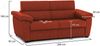 Dmora 2-Sitzer festes Sofa Gorreto, Lineares Sofa für Wohnzimmer, gepolstert, abnehmbarer Bezug, 100 % Made in Italy-Qualität, 205x95 h100 cm, Orange Bild 3