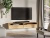 Selsey 'Heggers' - TV-Hängeboard 2-türig mit Fächern, Mavelie Eiche, 180 cm Bild 3