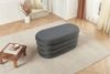 riess-ambiente Sitzbank VOGUE 85cm grau - Samt, mit Stauraum, montiert, gepolstert, variabel (Einzelartikel, 1-St), stilvolle Polsterbank - ideal für glamouröse Schlafzimmer & Ankleiden Bild 3