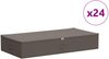 vidaXL Aufbewahrungsbox 24 pcs Grau 90 x 48 x 15 cm Vliesstoff 42024641 Bild 2