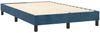 vidaXL Boxspringbett mit Matratze Dunkelblau 120x200 cm Samt 3141537 Bild 4