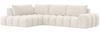 OTTO home Ecksofa AZITA L-Form, XL 296 cm - Designsofa in Bubble-Optik, lose Rückenkissen, traumhafte Steppung Bild 4