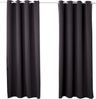 Woltu Verdunkelungsvorhang, Ösen, blickdicht, 2er Set Vorhang Blickdicht Thermovorhang 250g/m² Bild 4