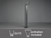 Pollerleuchte Downlight aus Aluminium Anthrazit inklusive GU10 LED, Höhe 100cm Bild 5